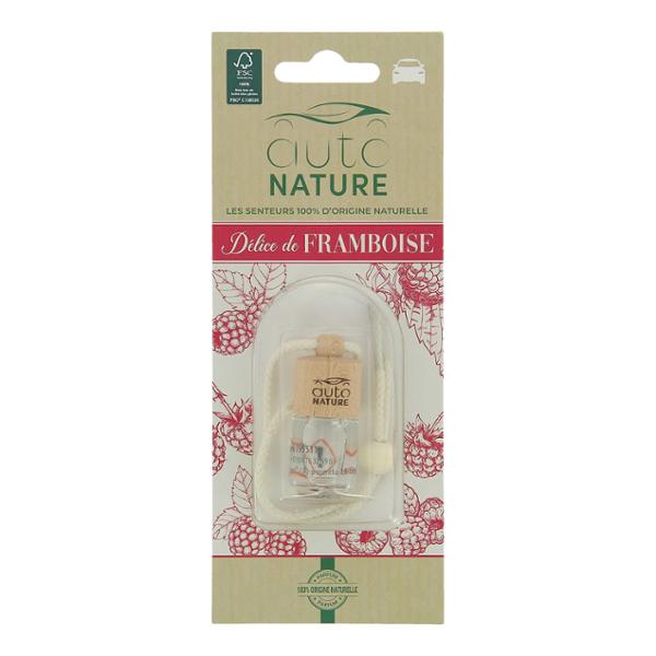AUTO NATURE flacone da appendere. Delizioso lampone