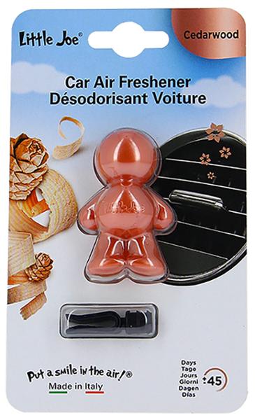 LITTLE JOE Désodorisant Voiture Cèdre, Diffuseur à fixer sur l'Aérateur, Cuivré