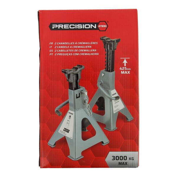 PRECISION-STEEL 2 treppiedi a cremagliera 3T