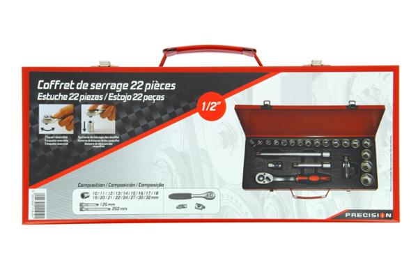 "PRECISION-STEEL tool kit 22Pcs 1/2""                                                                                                                                                                                                                                                                                                                                                                                                                                                                                                                                                                                                                                                                                                                                                                                                                                                                                                                                                                                                                                                                                                                                                                                                                                                                                                                                                                                                                                                                                                                                                                                                                                                                                                                                                                                                                                                                                                                                                                                                                                                                                                                                                                                                                                                                                                                                                                                                                                                                                                                                                                                                                                                                                                                                                                                                                                                                                                                                                                                                                                                                                                                                                                                                                                                                                                                                                                                                                                                                                                                                                                                                                                                                                                                                                                                                                                                                                                                                                                                                                                                                                                                                                                                                                                                                                                                                                                                                                                                                                                                                                                                                                                                                                                                                                                                                                                                                                                                                                                                                                                                                                                                                                 "