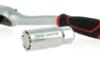 PRECISION STEEL Cricchetto 3/8 + presa universale