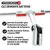 PRECISION STEEL chiave per rimozione della batteria