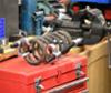 PRECISION-STEEL 2 spring compressor