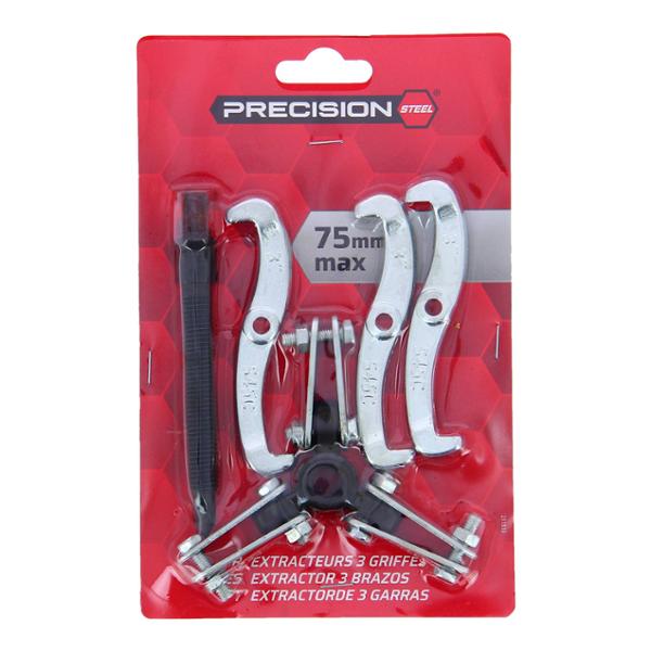 PRECISION-STEEL Estrattore con 3 ganci -> 75 mm