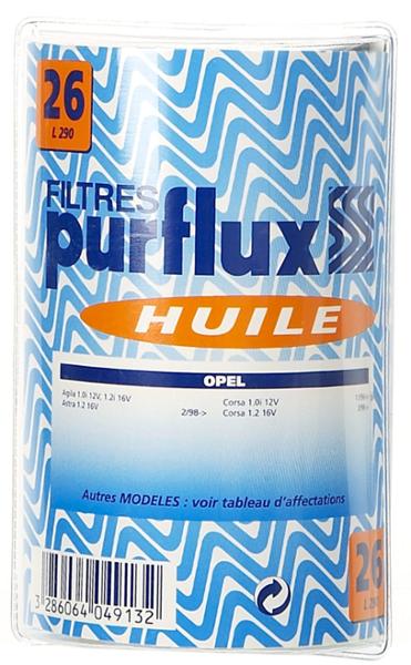 La qualité des Filtres PURFLUX est reconnue et homologuée depuis plus de
50 ans par les plus grands constructeurs.
Le filtre à huile assure une fonction essentielle au bon fonctionnement dumoteur car il permet d'épurer en permanence l'huile en retenant les
impuretés d'origines externe ou interne telles que les particules
abrasives dues à l'usure normale des organes, les poussières et les
résidus de combustion. Purflux conseille le remplacement du filtre à huileau moins une fois par an ou tous les 20 000km.

