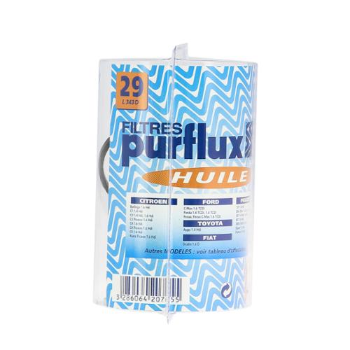 La qualité des Filtres PURFLUX est reconnue et homologuée depuis plus de
50 ans par les plus grands constructeurs.
Le filtre à huile assure une fonction essentielle au bon fonctionnement dumoteur car il permet d'épurer en permanence l'huile en retenant les
impuretés d'origines externe ou interne telles que les particules
abrasives dues à l'usure normale des organes, les poussières et les
résidus de combustion. Purflux conseille le remplacement du filtre à huileau moins une fois par an ou tous les 20 000km.
