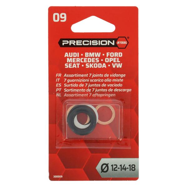XLTECH 7 guarnizioni Ø12 a 18mm tutti i veicoli