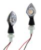 MQS mini clignotants LED pour moto, scooter, quad, deux-roues