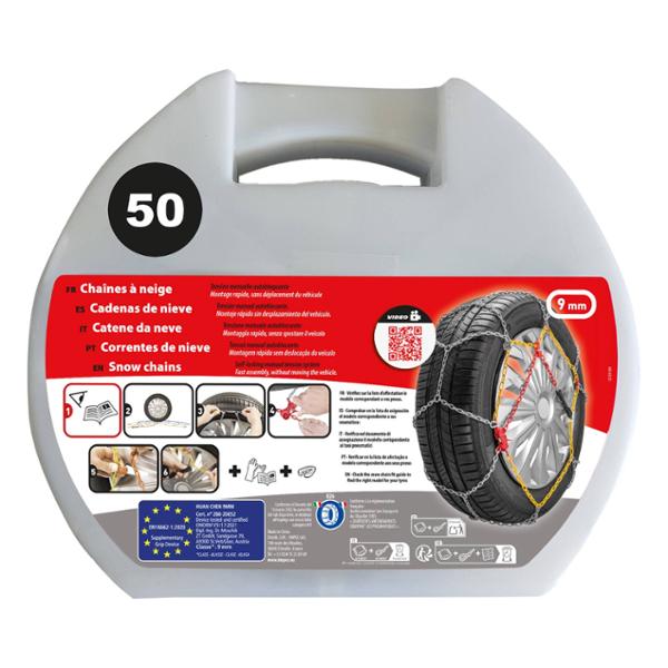 X metal snow chains 9mm