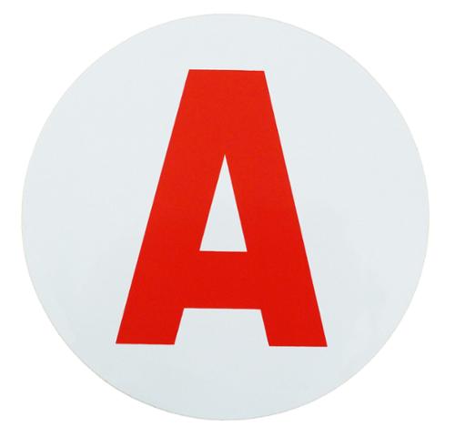 "A" Jeune Conducteur Magnétique Réfléchissant Night & Day
