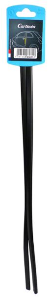 CARLinéa 2 protège butoirs de portes souples noirs 45cm à emboîter