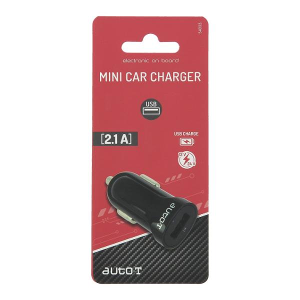 AUTO-T prise allume-cigare 12/24V avec USB 2.1A