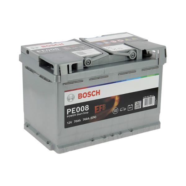 BOSCH Car battery EFB PE008 760A 70Ah