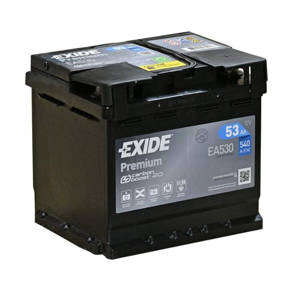 EXIDE batterie auto EA530 540A 53Ah L01
