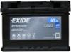 EXIDE EA612 BATTERIE VOITURE PREMIUM 61Ah 600A LB2