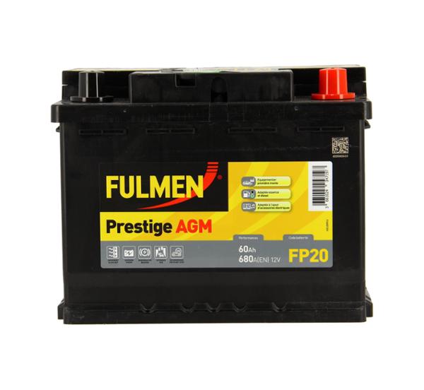 FULMEN Prestige car battery AGM 680A 60Ah
