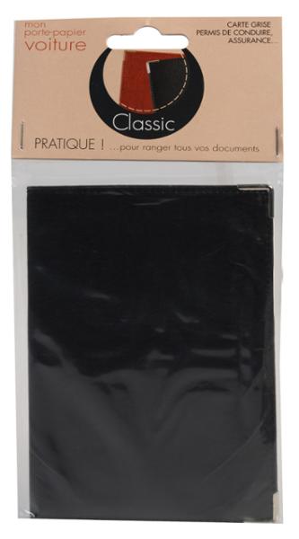 COLOR POP porte-papiers classique noir/marron