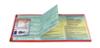 PORTE PAPIER VOITURE NOUVEAU  PERMIS SIMILI CUIR ROUGE