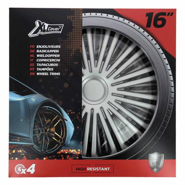 XL COVER scatola 4 copricerchi 16''