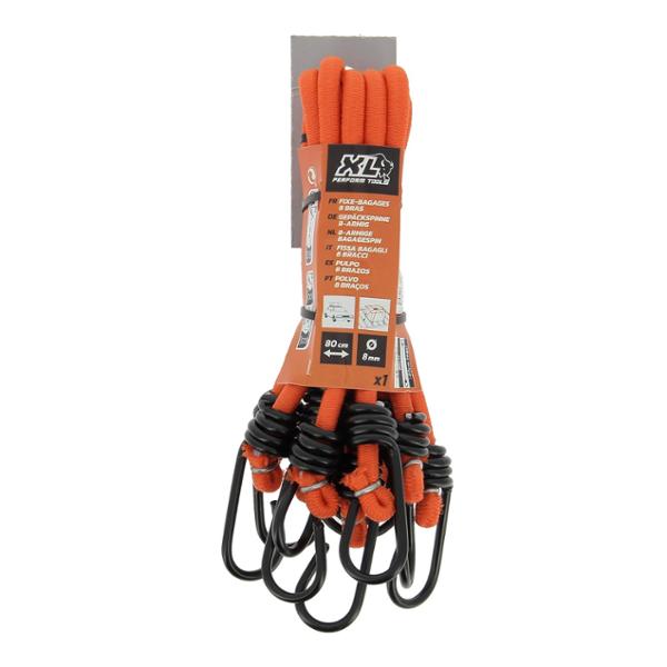 XLPT fixe-bagages sangles 8 bras dimètre 9mm longueur 80cm