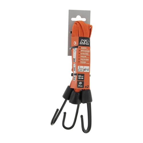 XLPT 2 tenditori Ø9mm. L.60cm. 4 elti piatti