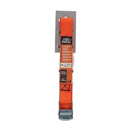 XLPT 2 cinghie 25mm fibbia autobloccante. 2,50m