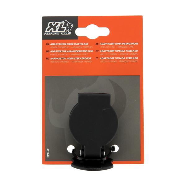 XL PERFORM TOOLS 553906 Adattatore per rimorchio a 7/13 poli, 12 V