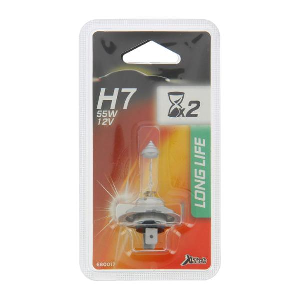 XLTECH 1 lampada H7 Long Life 55W 12V