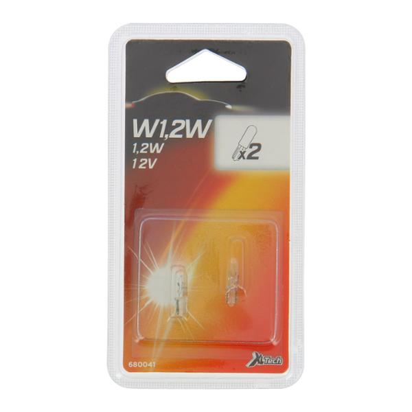 XLTECH 2 wedges base W1 2W 12V éclairage auto