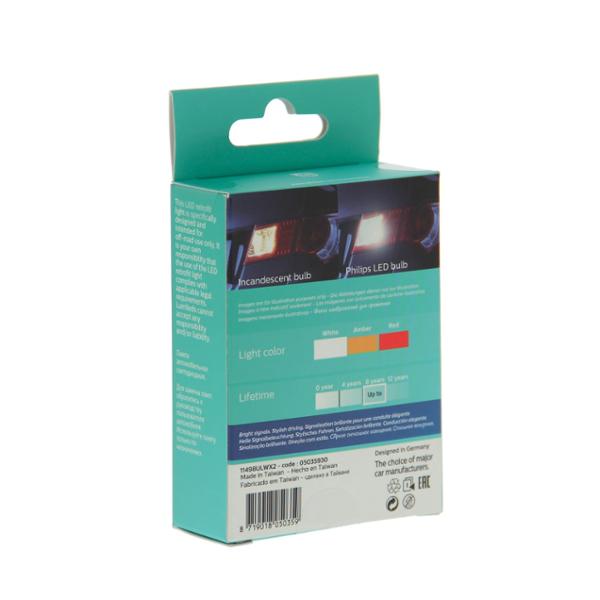 PHILIPS Ultinon LED 2 P21W 12V