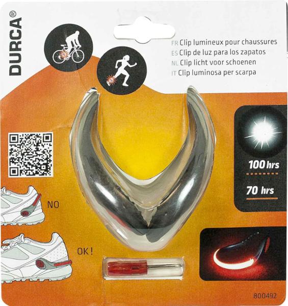 DURCA clip luminoso per scarpa
