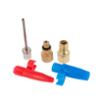 esKapad Kit 5 embouts de gonflage : Aiguille, Presta, Schrader, Bouée