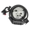 esKapad Antivol Vélo Spirale, à code 4 chiffres, Diam=8mm /L=1,5m + Support