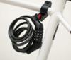 esKapad Antivol Vélo Spirale, à code 4 chiffres, Diam=8mm /L=1,5m + Support
