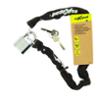 esKapad Antivol Vélo, Chaine, 2 Clés, Diam=4mm / L = 90cm