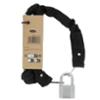 esKapad Antivol Vélo, Chaine, 2 Clés, Diam=4mm / L = 90cm