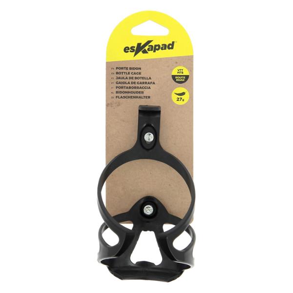 esKapad Porte-bidon Velo et VTT, Léger, Noir