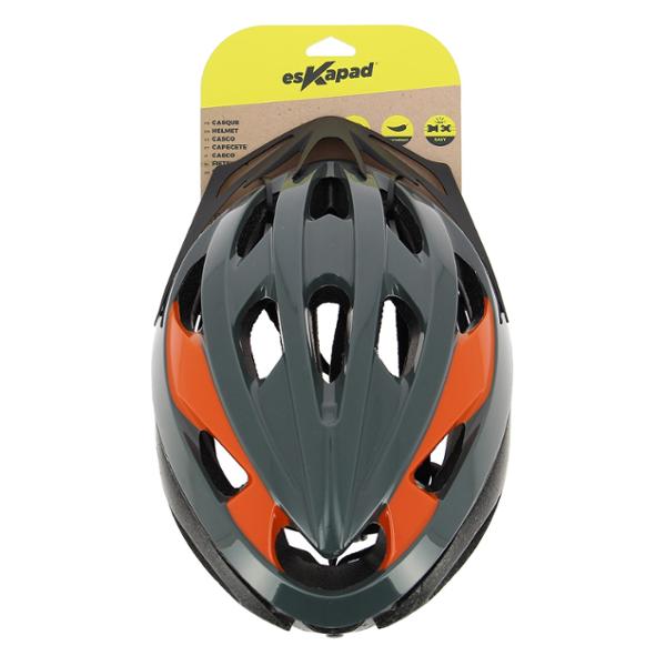 ESKAPAD casco MTB junior 54-58 grigio/arancione
