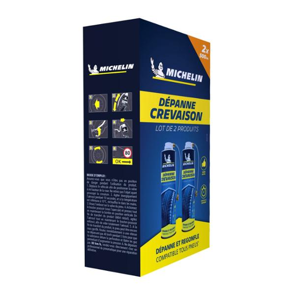 MICHELIN Lot de 2 dépanne crevaison