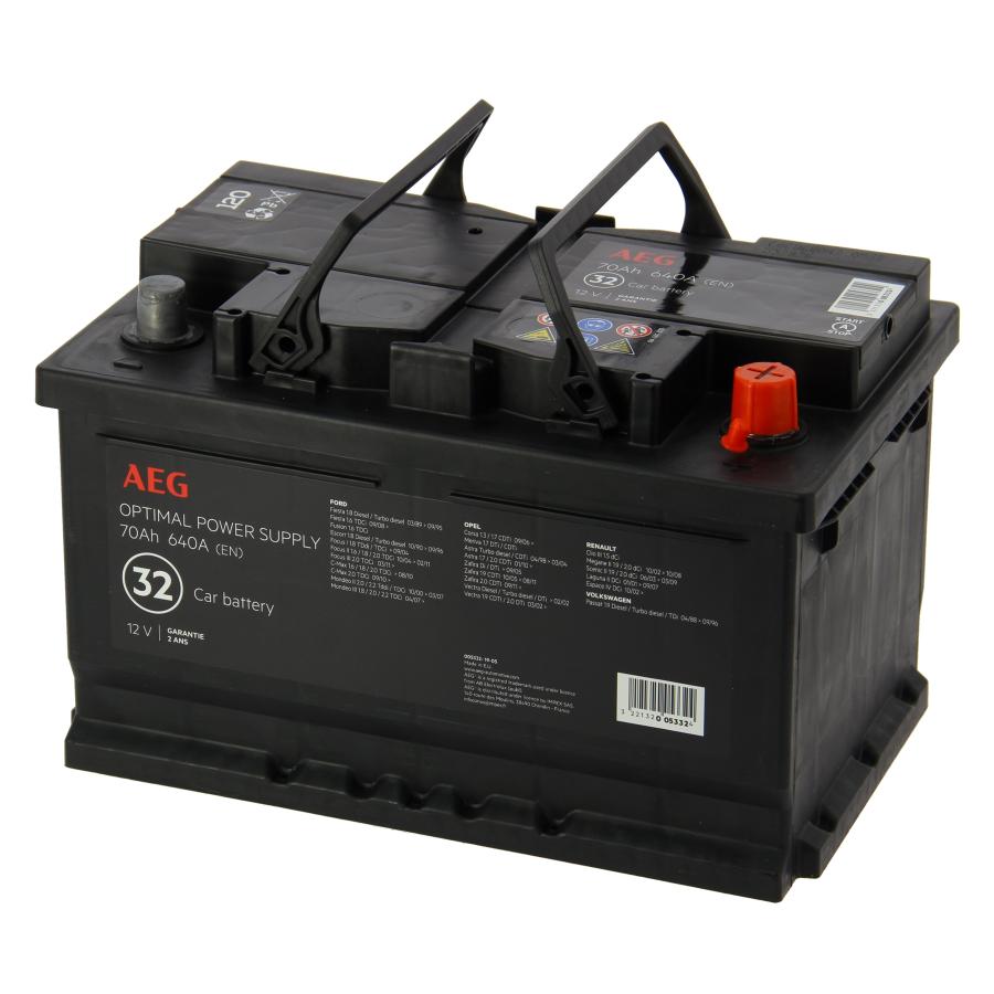 AEG batterie auto 640A 70Ah - 005332 - 3221320053324 - Impex