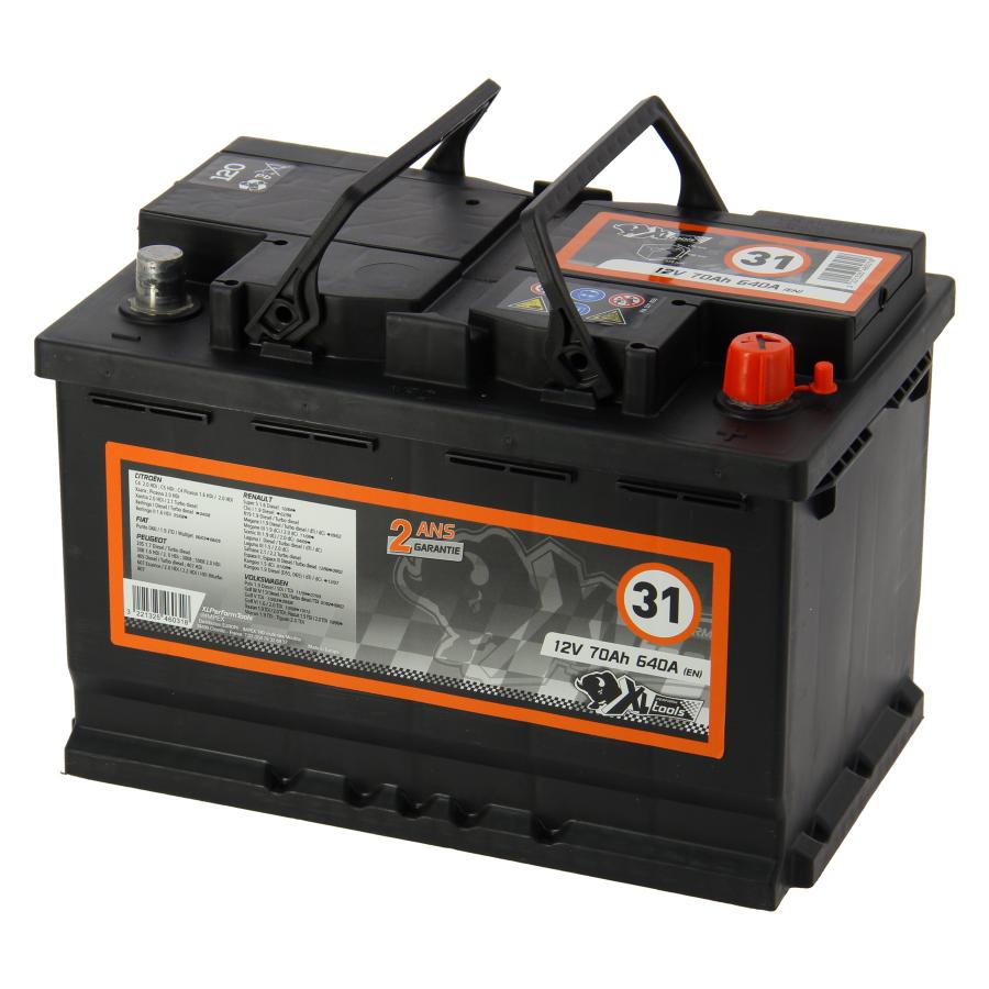 XLPT batterie auto 640A 70Ah - 546031 - 3221325460318 - Impex